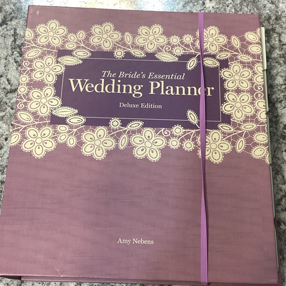 Purple Wedding Planner with Floral Design
